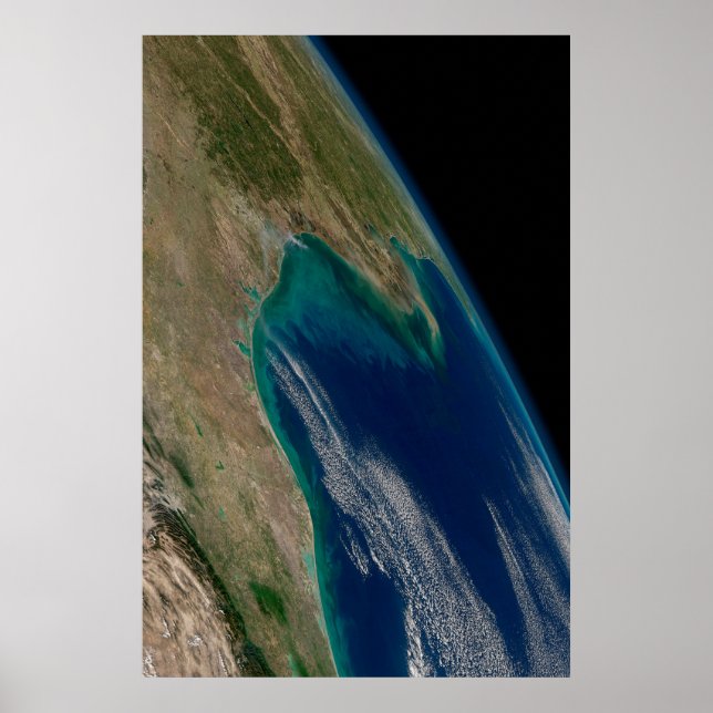 Poster O Norte Golfo Do México. (Frente)