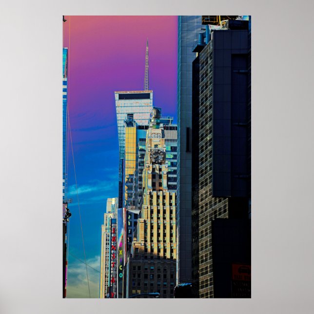 Poster O Nova Iorque do edifício Paramount (Frente)