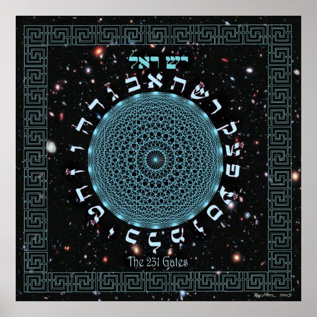 Pôster O núcleo galáctico de 231 Gates (Frente)