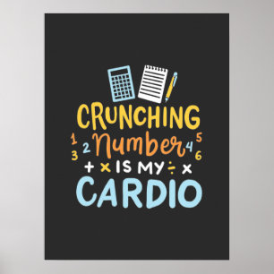 Poster O Número Do Contador É Meu Cardio