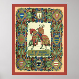 Pôster ó O ~ da cruzada Knights Templar