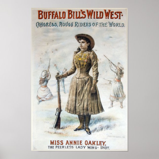 Poster O Oeste Selvagem de Buffalo Bill (Frente)