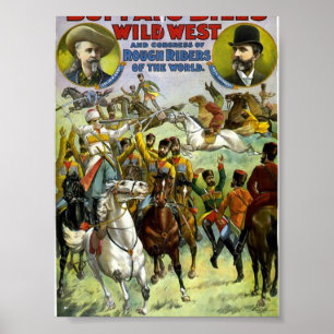 Poster O oeste selvagem de Buffalo Bill e o congresso de 