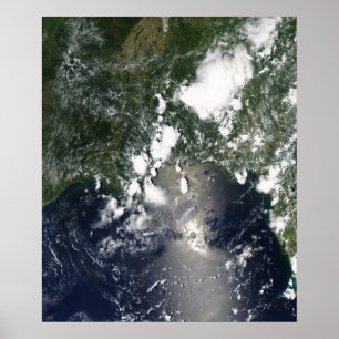 Poster O óleo espalha para o nordeste