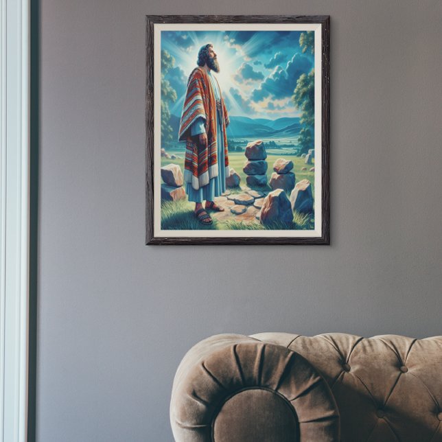 Poster O olhar fiel de Abram: Gênesis 15 (Criador carregado)