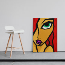 O olhar profundo - abstrato art