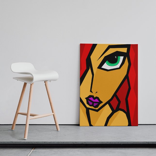 Poster O olhar profundo - abstrato art (Criador carregado)