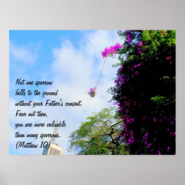 Poster O Olho dele está no Sparrow (Frente)