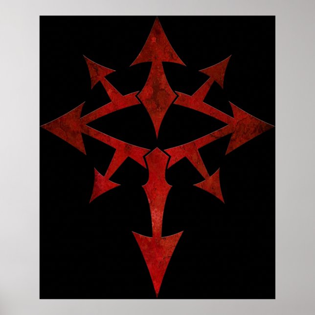 Poster O Olho do Caos (Frente)