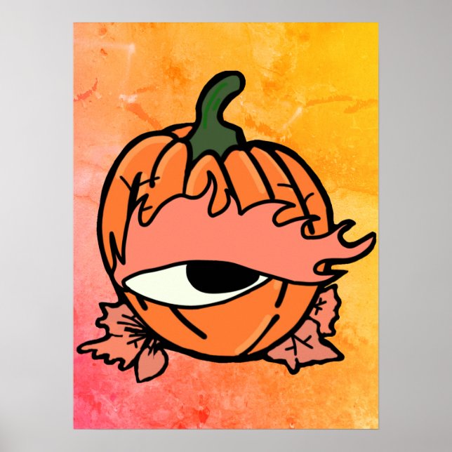 Poster O Olho Sonolento da Pumpkin Spooky (Frente)