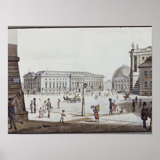 Poster O Opernplatz, Berlim (Frente)