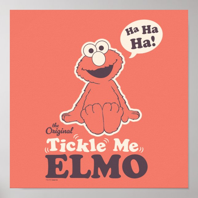 Poster O Original Tickle Me Elmo (Frente)