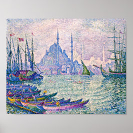 Poster O Ouro Horn, Minarets | Paul Signac |