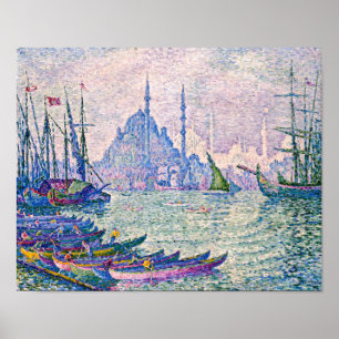 Poster O Ouro Horn, Minarets   Paul Signac  