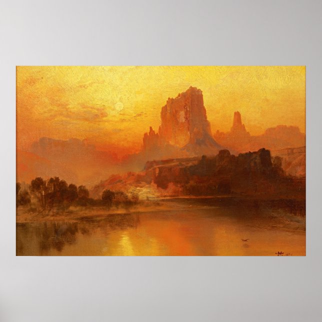 Poster O Ouro, Moran, 1875 (Frente)