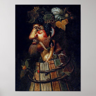 Poster O outono, Arcimboldo