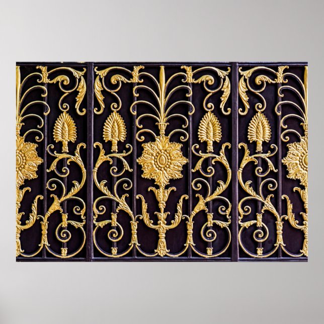 Poster O padrão na porta metálica (Frente)