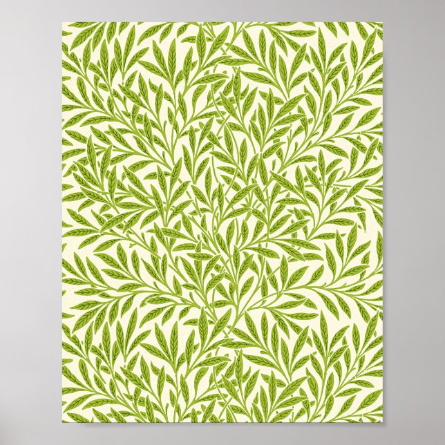 Poster O padrão Willow de William Morris (Frente)