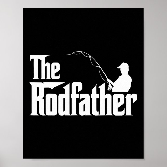 Poster O Pai De Pesca Engraçado Do Roddad (Frente)