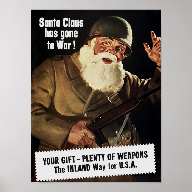 Poster O Pai Natal foi para a Guerra - WW2 - 1942 (Frente)