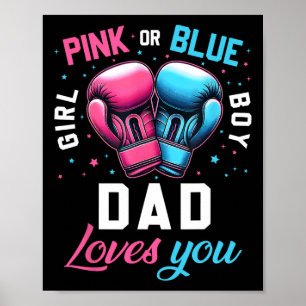 Poster O Pai Rosa Ou Azul Te Ama Boxando O Gênero Reveal