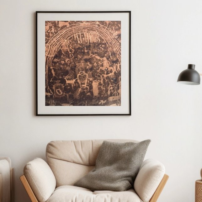 Poster O Painel de Rochester Pictografo Utah (Criador carregado)