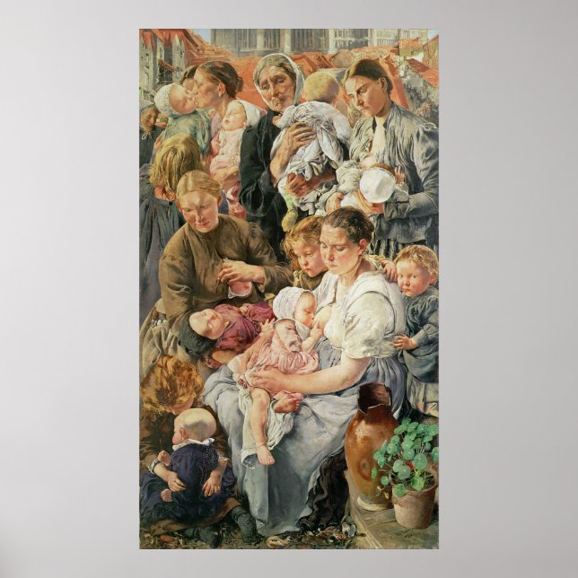 Poster O painel direito Mulheres da Idade das Mulheres (Frente)