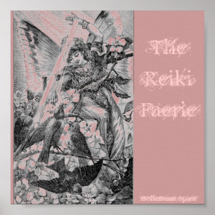 Pôster O país das fadas de Reiki, espírito boémio     
