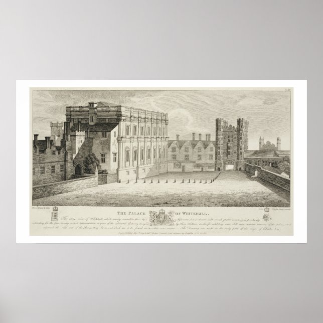 Pôster O Palácio de Whitehall, de um desenho na Pep (Frente)