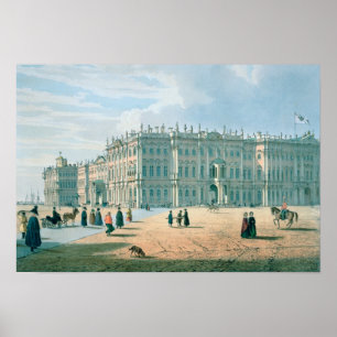 Pôster O palácio do inverno como visto da passagem do