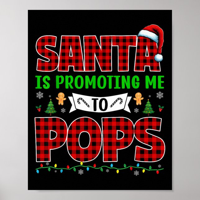 Poster O Papai Noel Está Me Promovendo Para Papai No Nata (Frente)