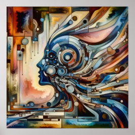 Poster O Paradoxo Harmonioso - Arte Abstrato