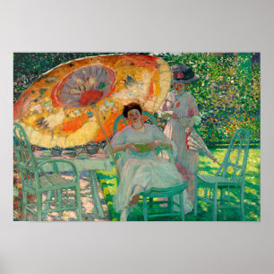 Poster O parasol do jardim