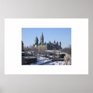 Poster O parlamento de Ottawa