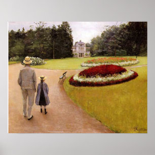 Poster O Parque da Propriedade Caillebotte,
