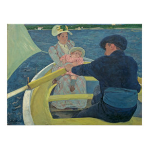 Pôster O partido do barco, 1893-94 (óleo em canvas)
