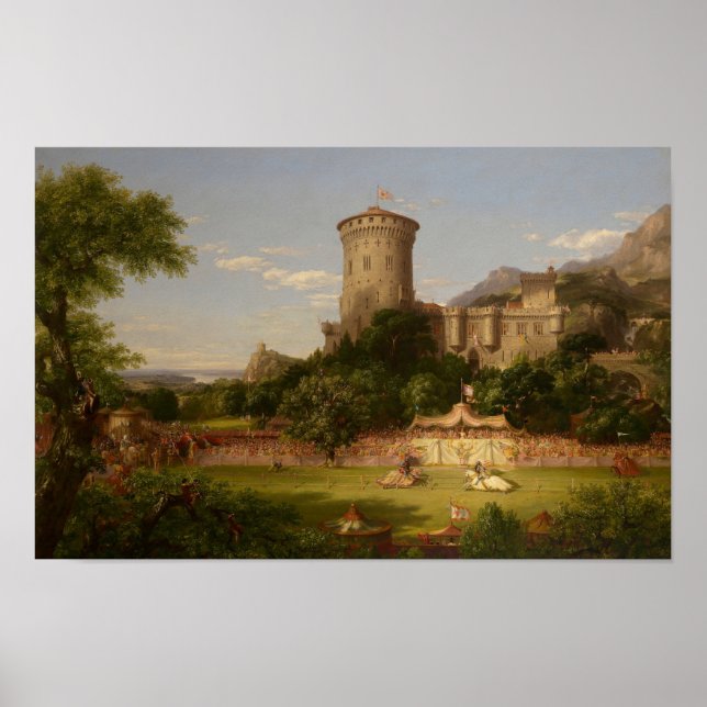 Poster O Passado (1838) — Thomas Cole (Frente)