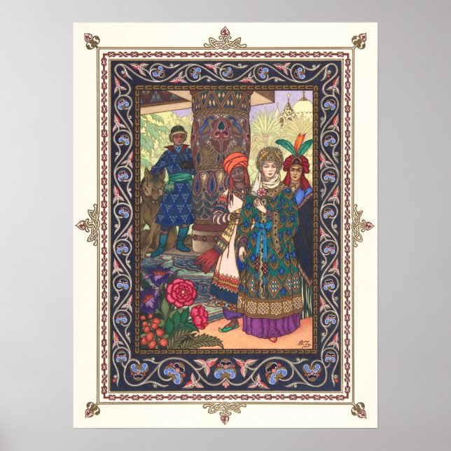 Pôster O pássaro de fogo de Boris Zvorykin (Frente)