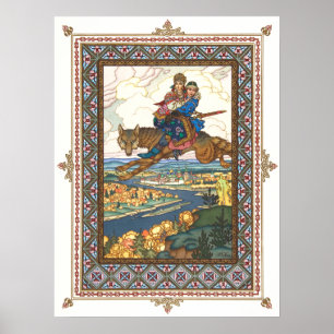 Pôster O pássaro de fogo de Boris Zvorykin