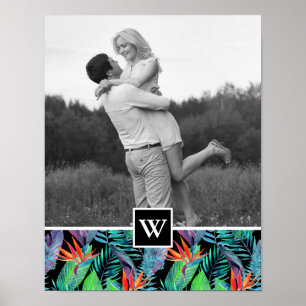 Pôster O pássaro de paraíso   adiciona sua foto &