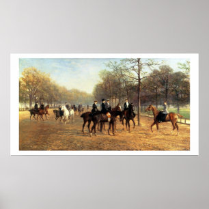Pôster O passeio da manhã, fileira podre, Hyde Park, 189