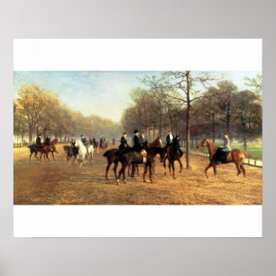 Poster O passeio da manhã, fileira podre, Hyde Park, 189
