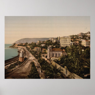 Poster O passeio, Sanremo, Liguria, Italia