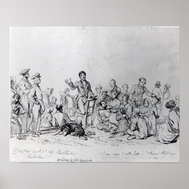 Pôster O Pastor de Campo, 1837 (Frente)