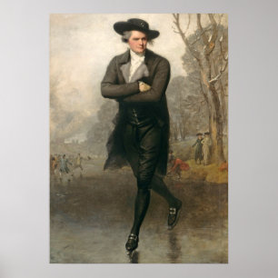 Pôster O patinador (retrato de William Grant)