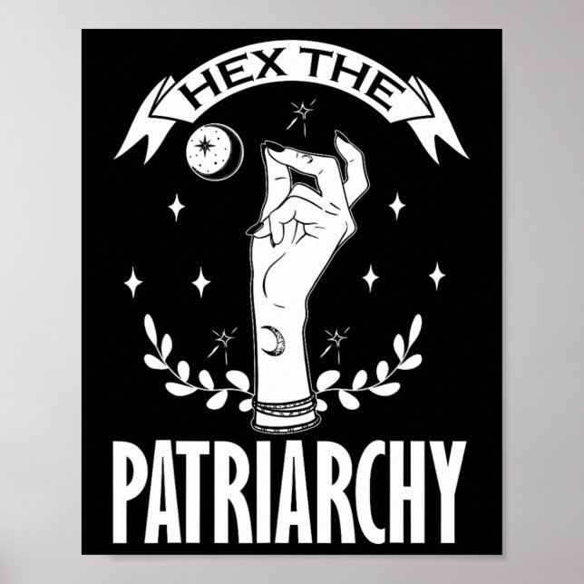 Poster O Patriarcado Witchcraft Moon Phase Feminista Witc (Frente)