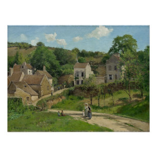Pôster O Patrimônio de Pontoise Camille Pissarro