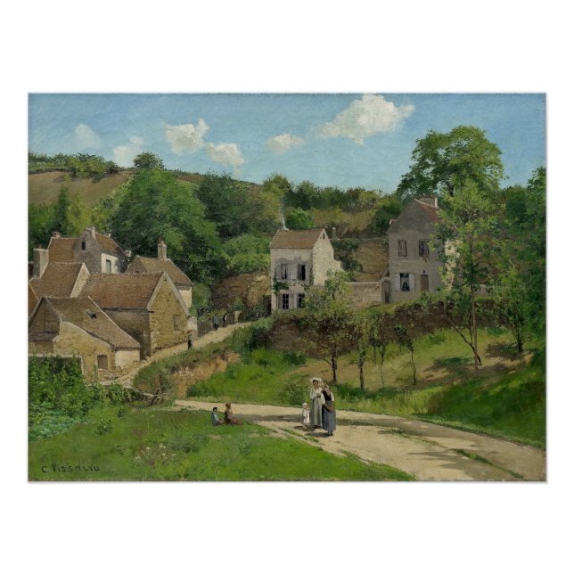 Pôster O Patrimônio de Pontoise Camille Pissarro (Frente)