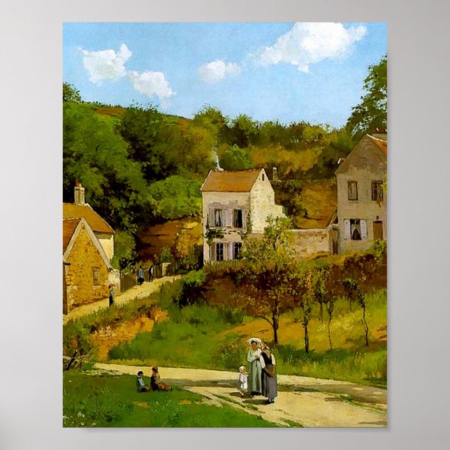 Poster O Patrimônio de Pontoise por Camille Pissarro (Frente)