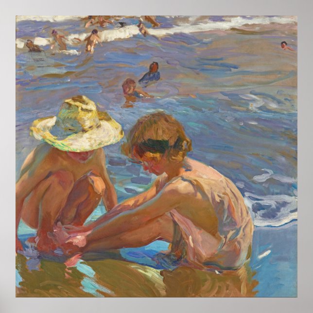 Poster O Pé Ferido, Joachin Sorolla (Frente)